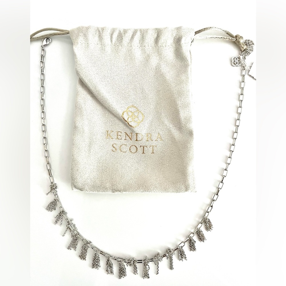 Kendra Scott Sienna Strand Silver Necklace